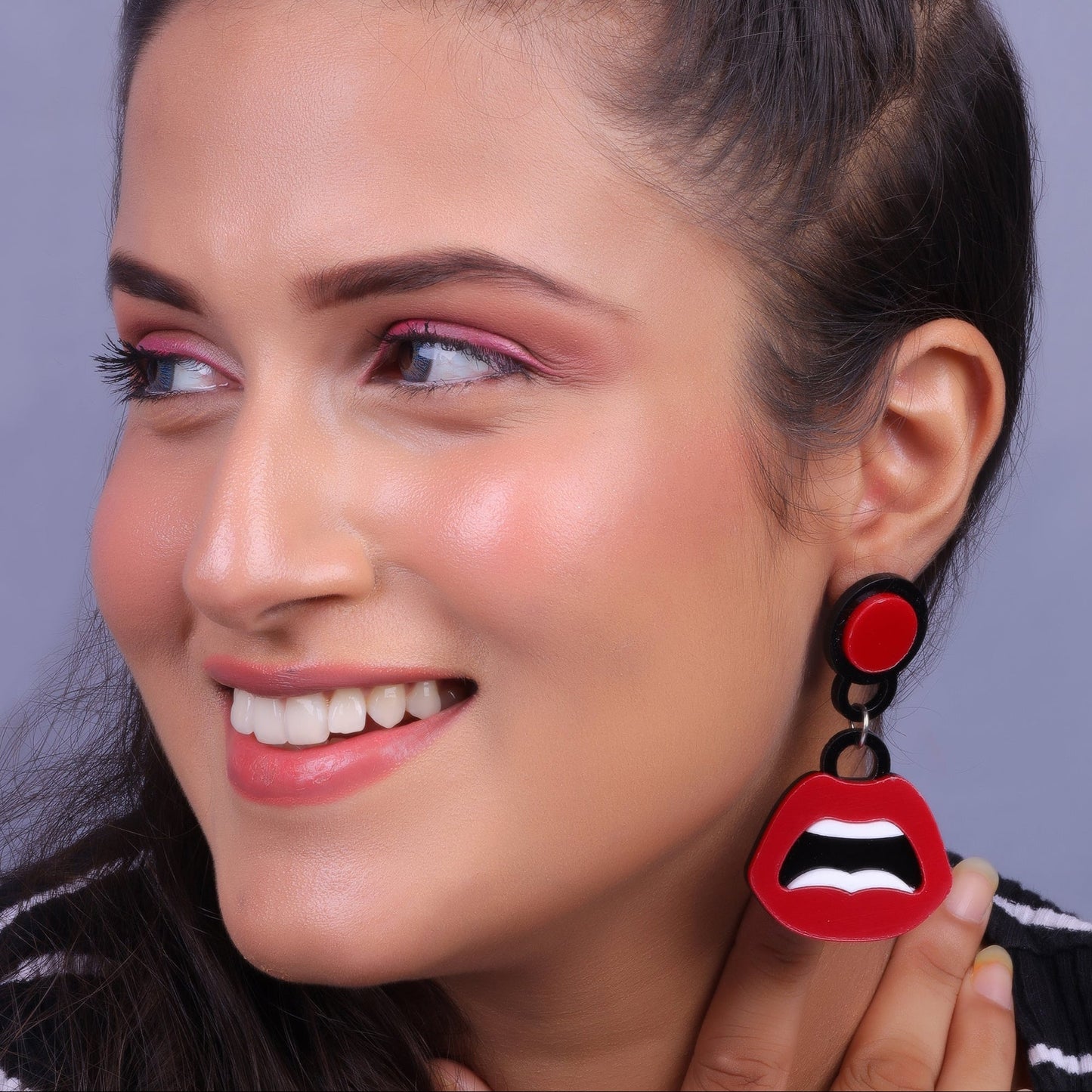 Red lips Earrings