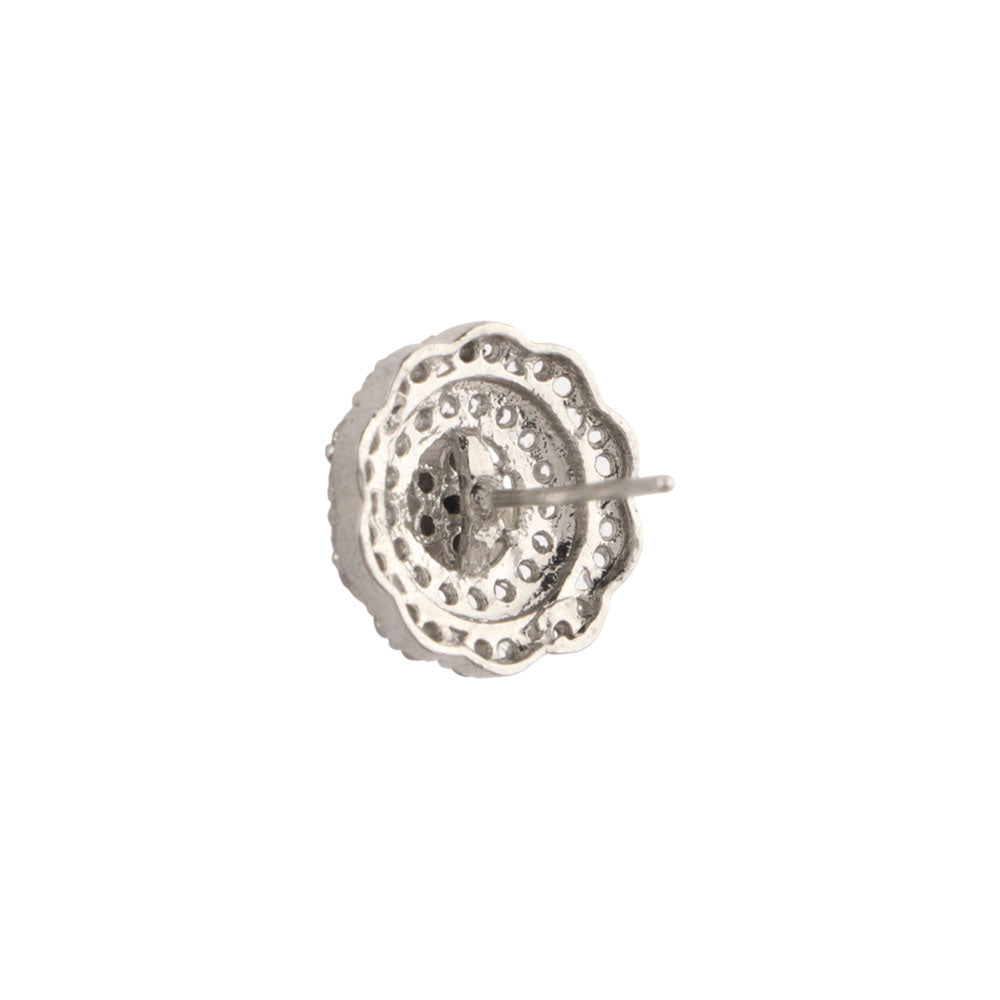 Auralyn- Stone Studded Zirconia Stud Earrings