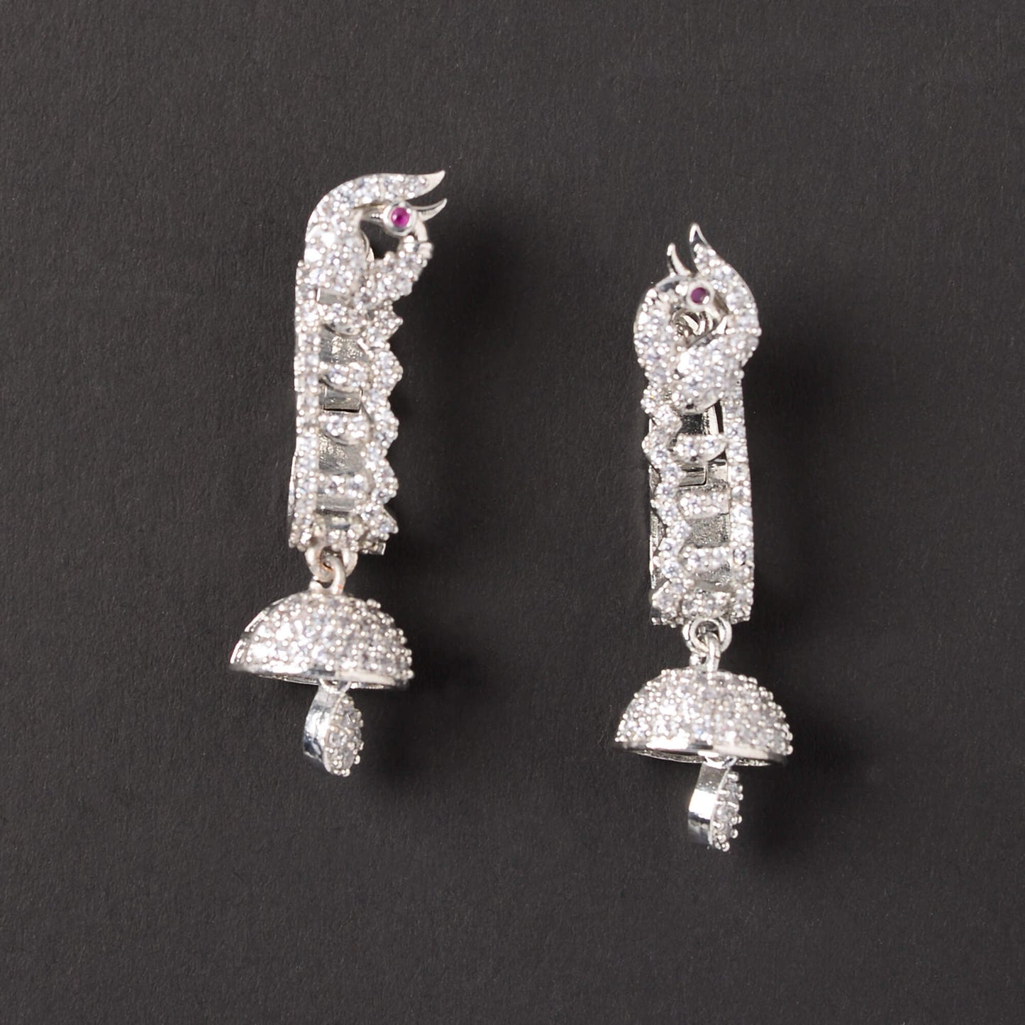 Stellosia- Stone Studded Zirconia Dangler Earrings
