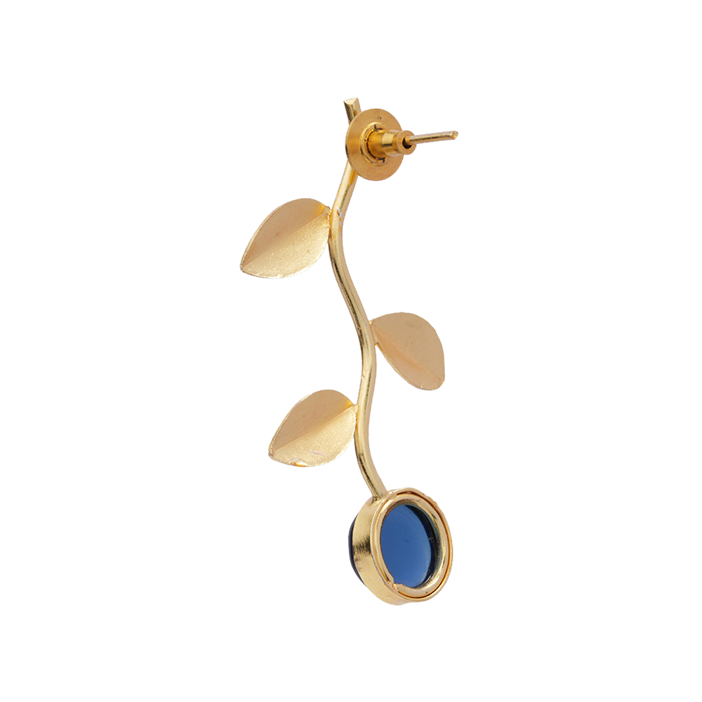 Ananta- Stone Studded Earrings (Blue)