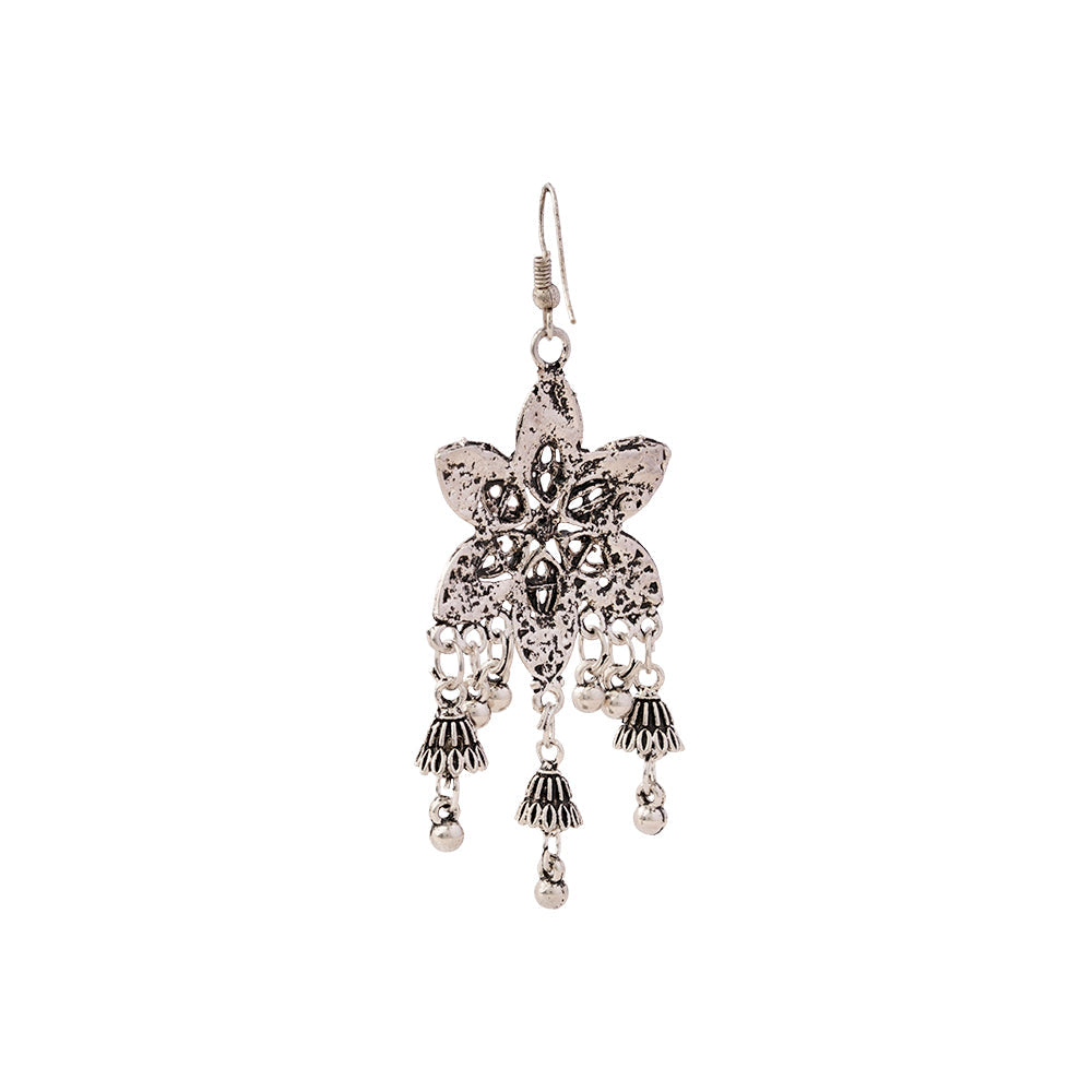 Gul- Silver Brass dangler earrings