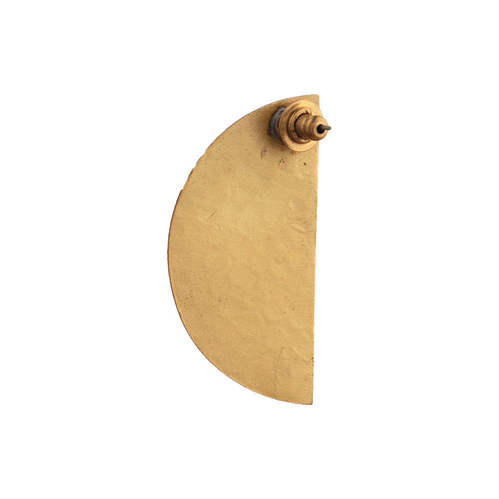 Golden Moon- Golden Stud Earrings