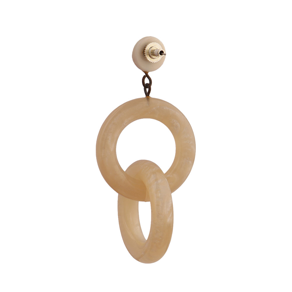 Ivory Link Earrings- Dangler Earrings