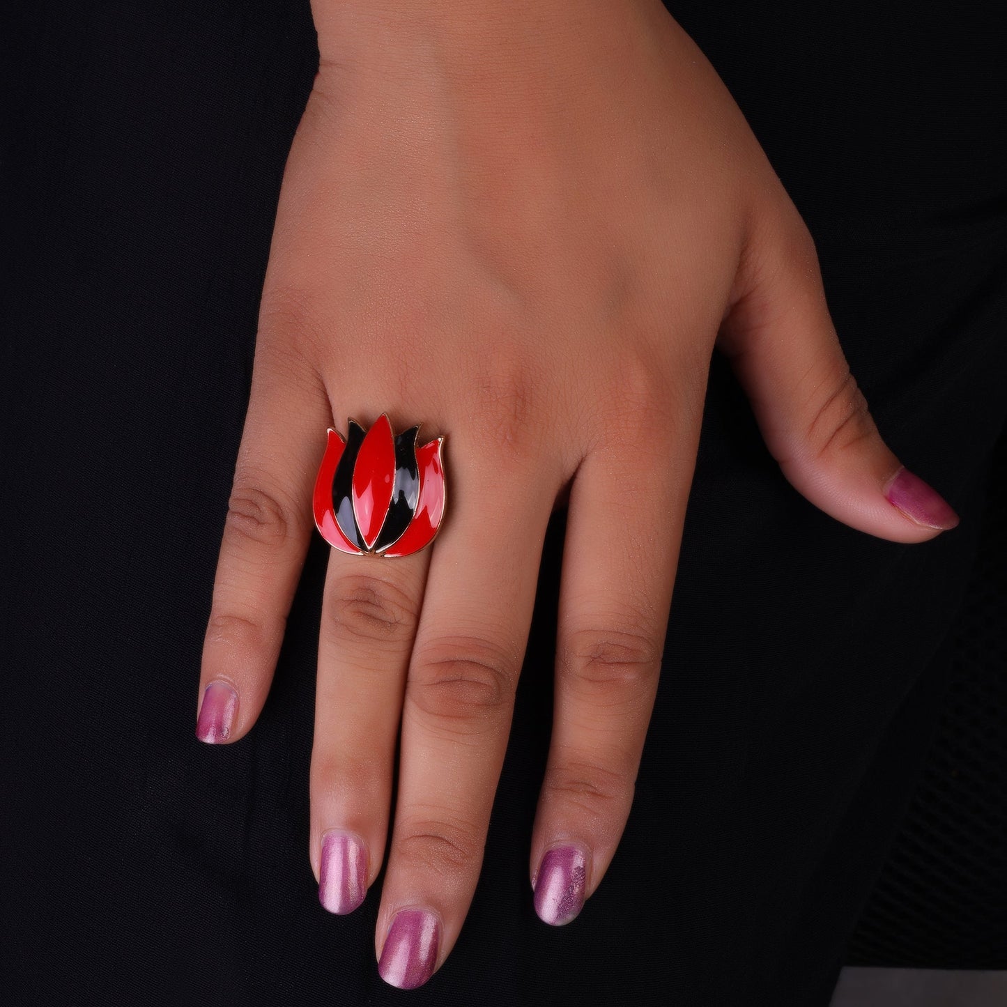 Temple Lotus- Lotus shaped ring