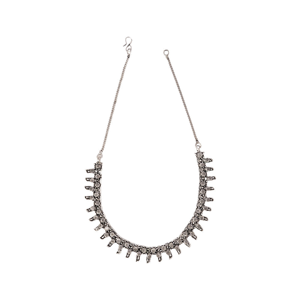 Mangalhar- Oxidised Necklace