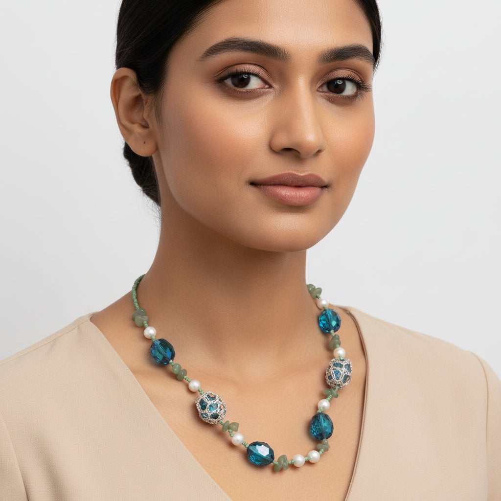 Bold Threads- Charm Studded Neckpiece