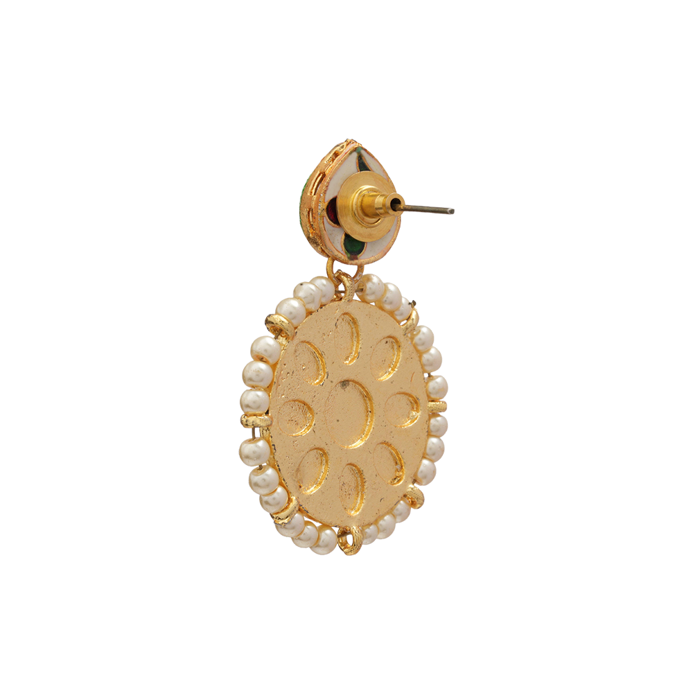 Kumudini- Stone Studded Beaded Neckpiece Set