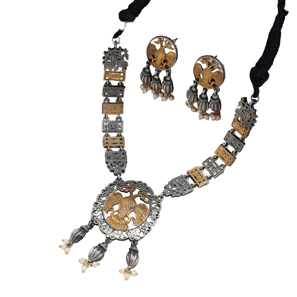 Shakuntala – Dual Toned Neckpiece Set