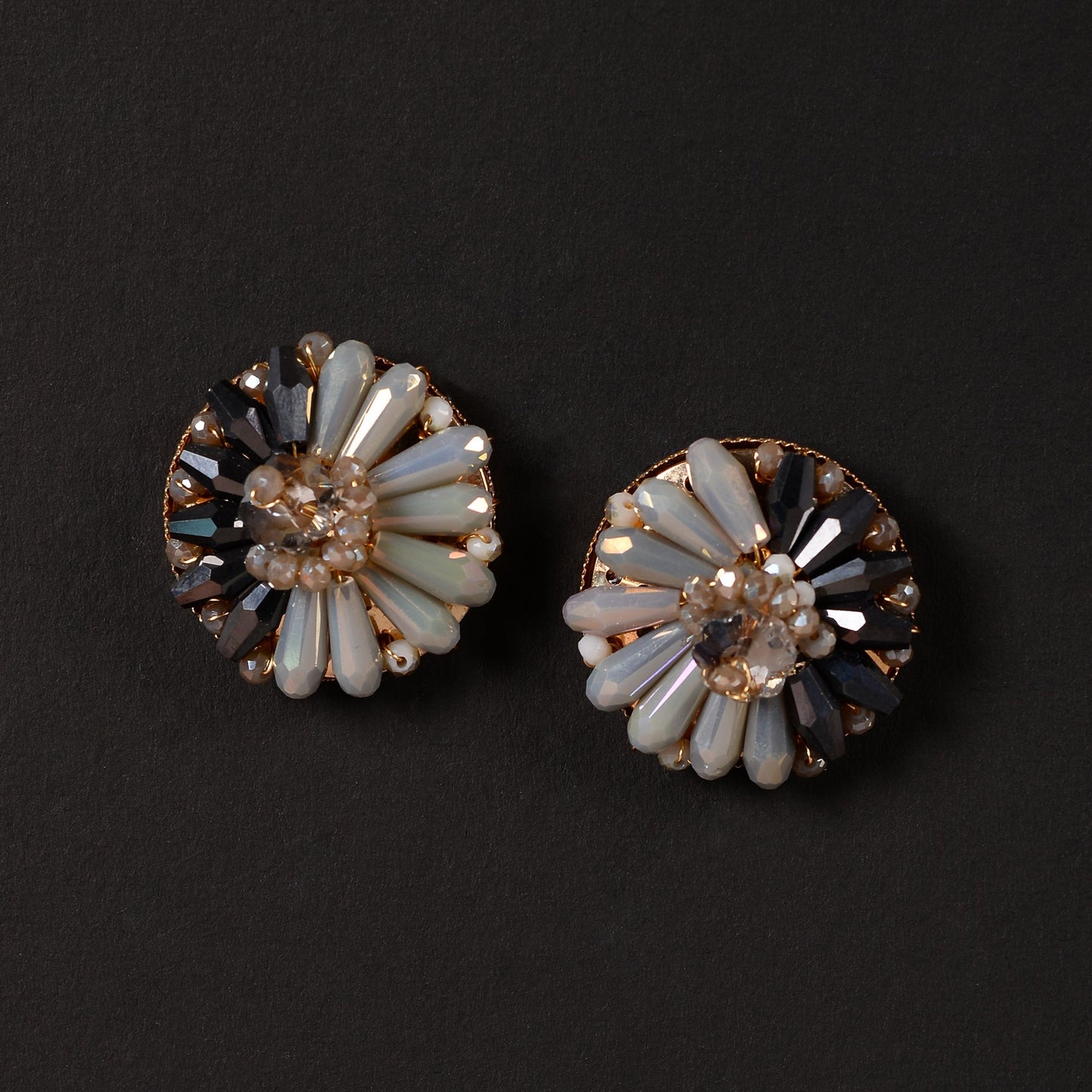 Bright Beauty- Stone studded stud earrings