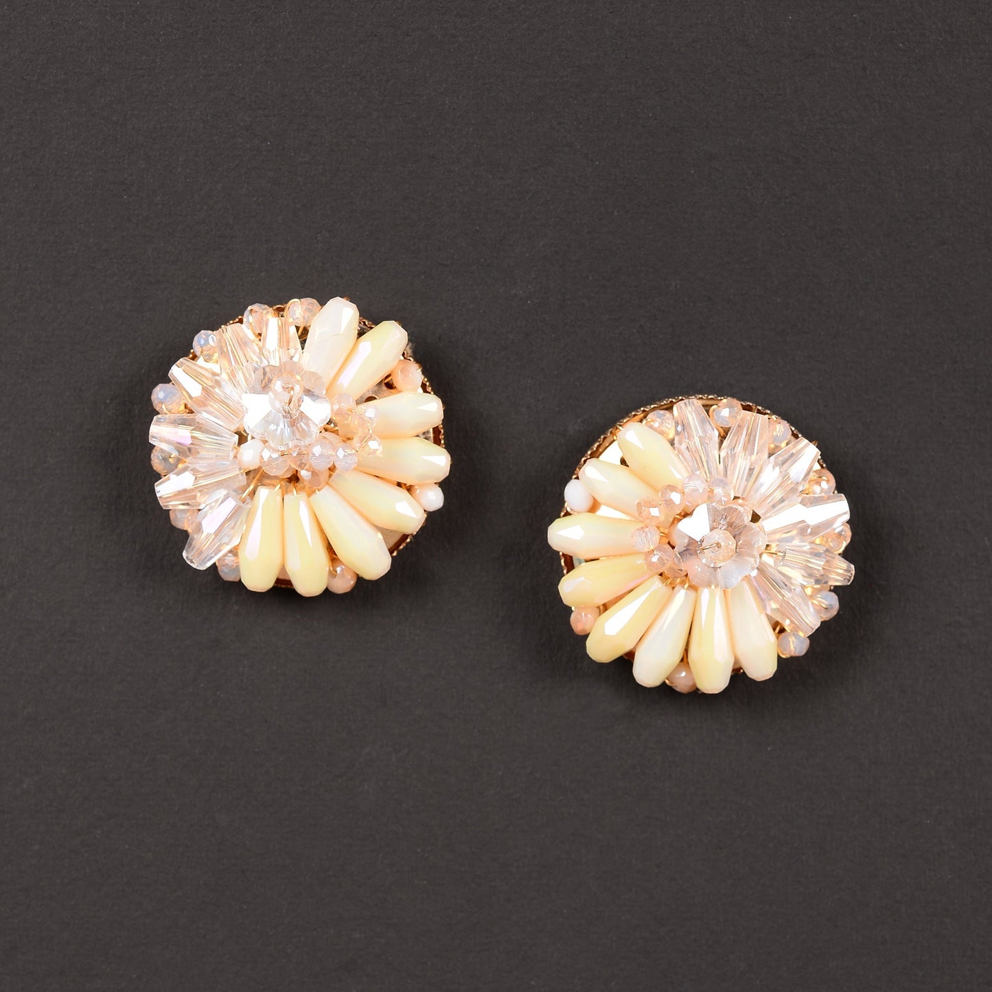 Bright Beauty- Stone studded stud earrings
