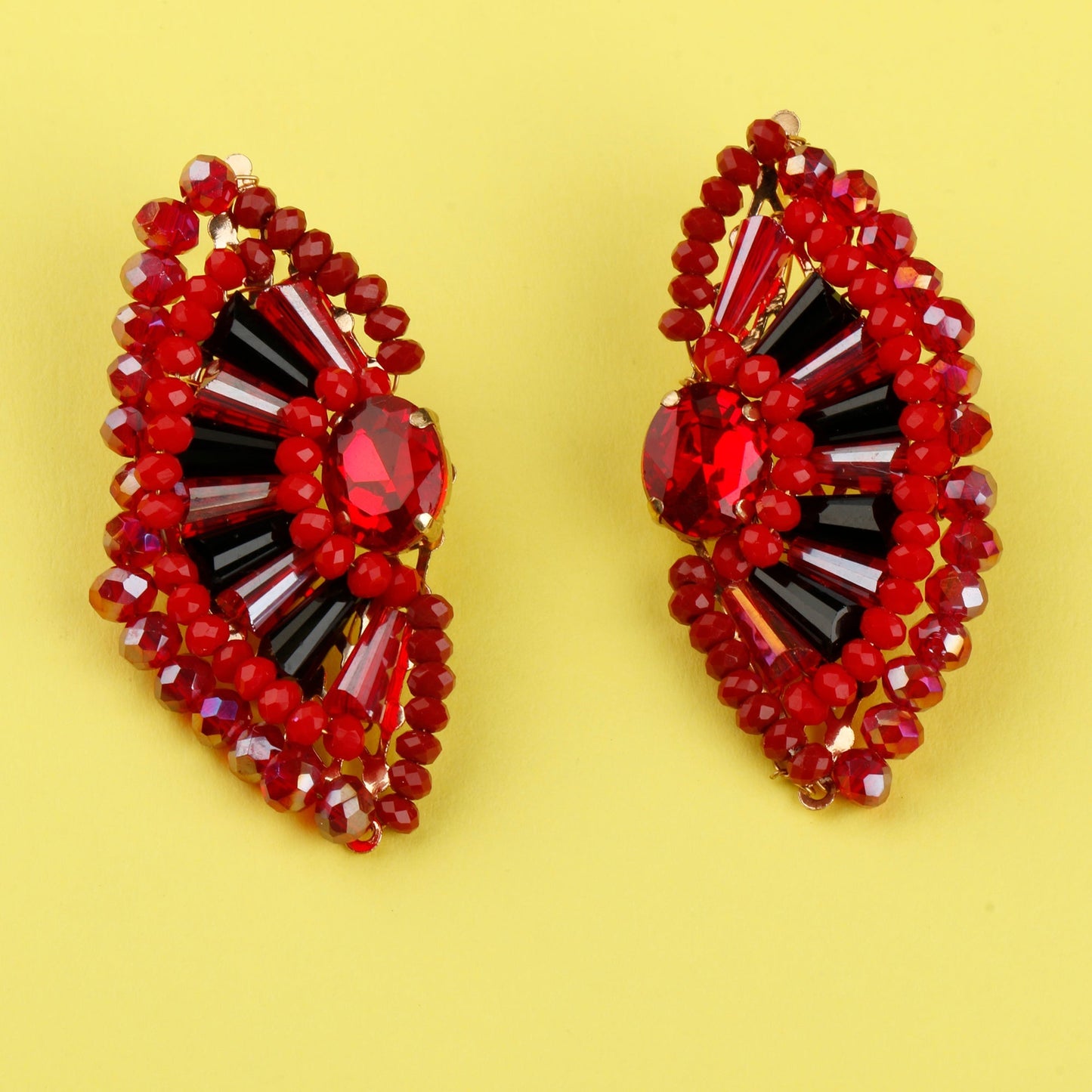 Wow wings- stone studded stud earrings
