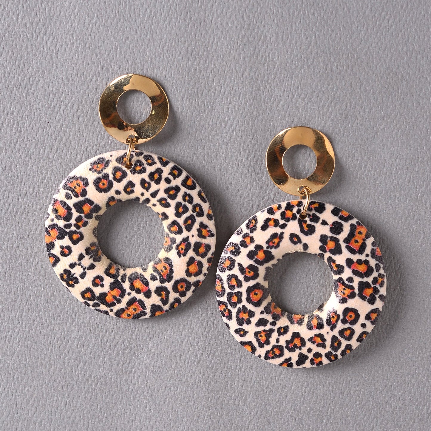 Pattern Princess- Animal printed dangler earrings