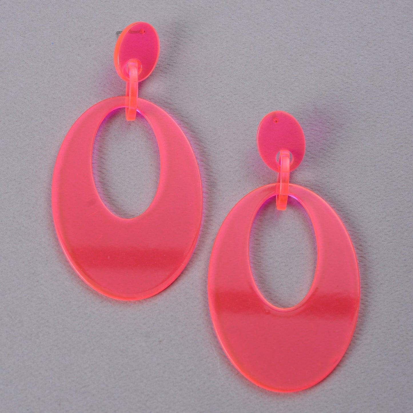 Lume Oval- Vibrant dangler earrings