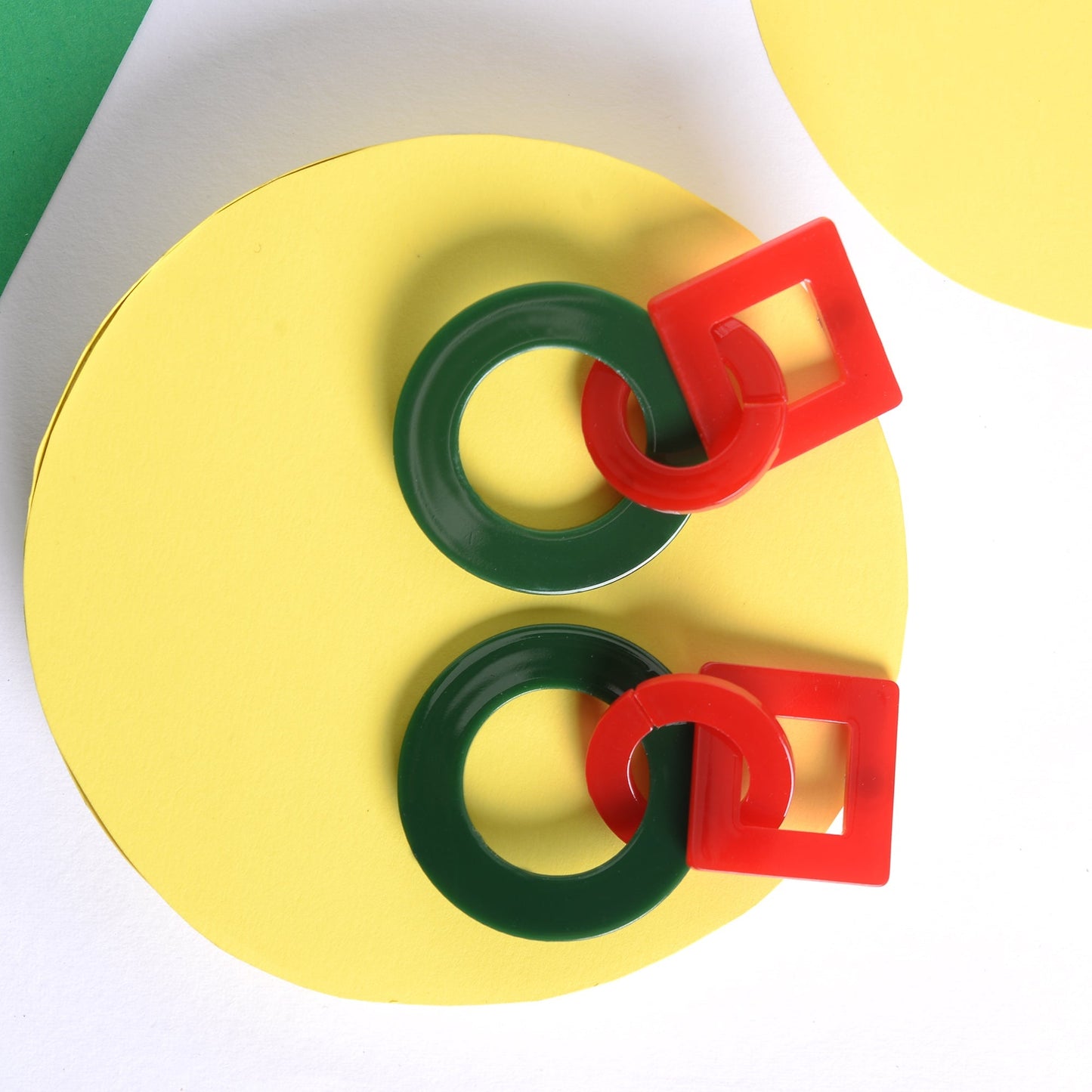 Edge Line- Geomatrical dangler earrings