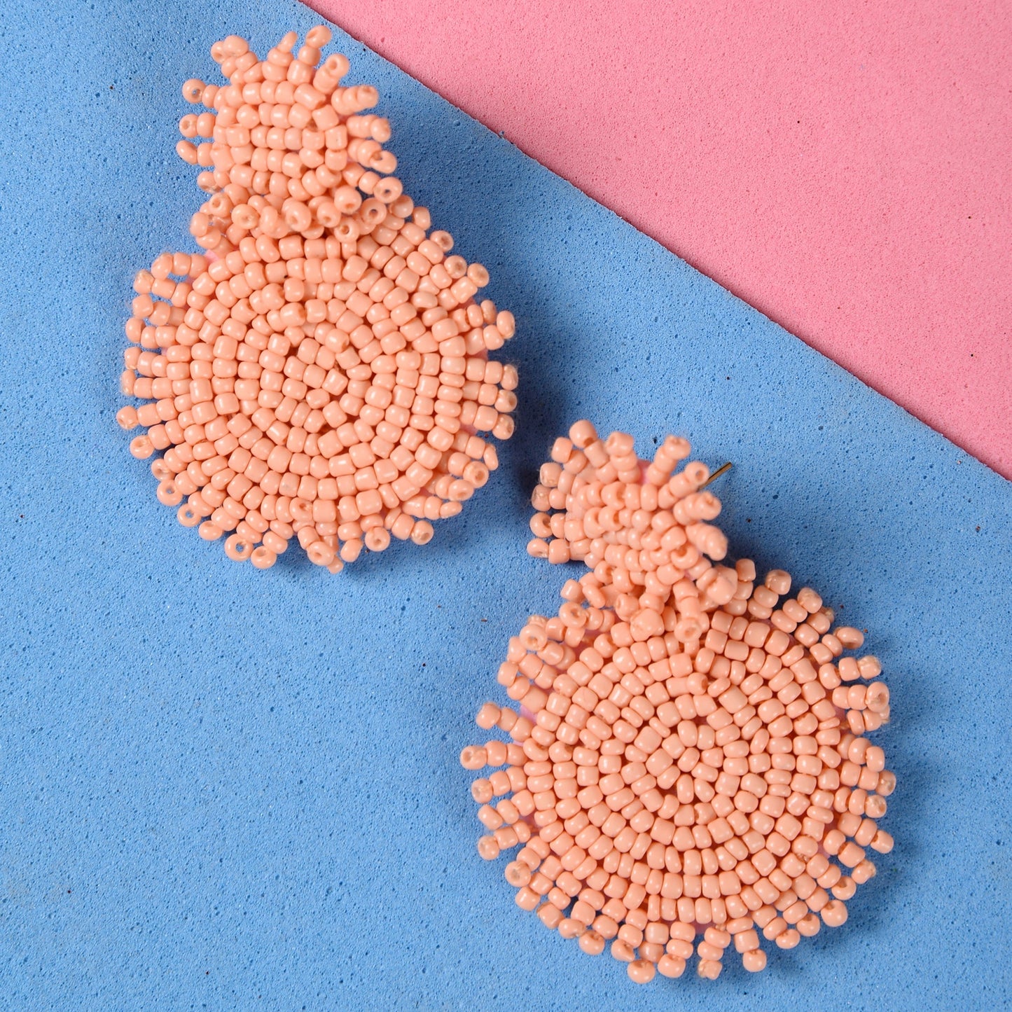 beads buddy- Beaded Dangler earrings