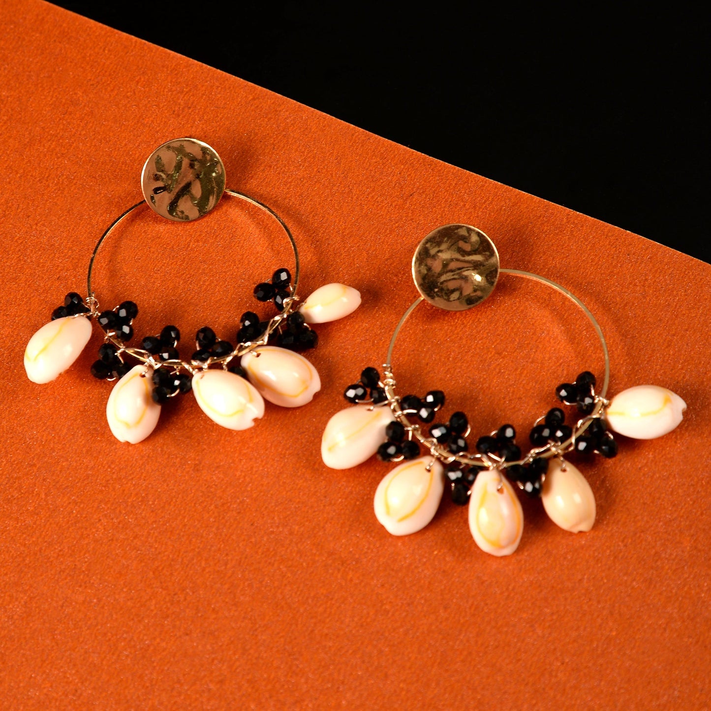Bare Glow- Hanging pearl dangler earrings