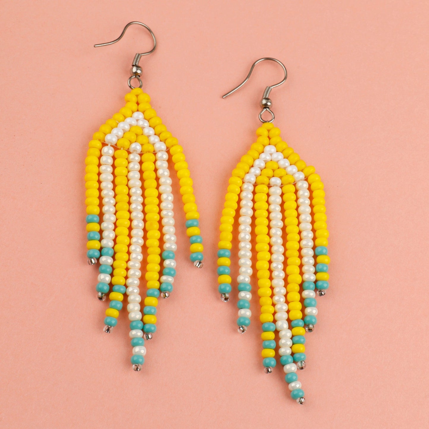 Bead Pop- Beaded dangler earrings