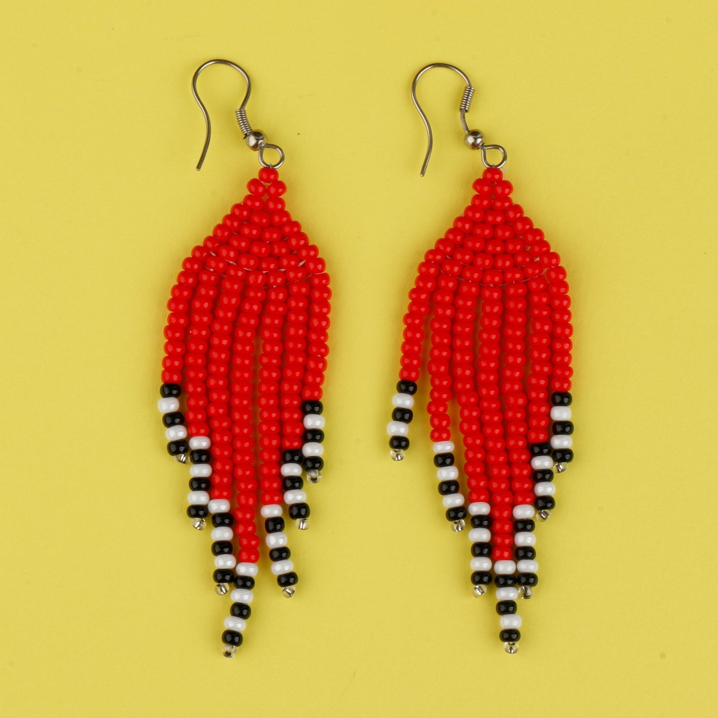 Bead Pop- Beaded dangler earrings