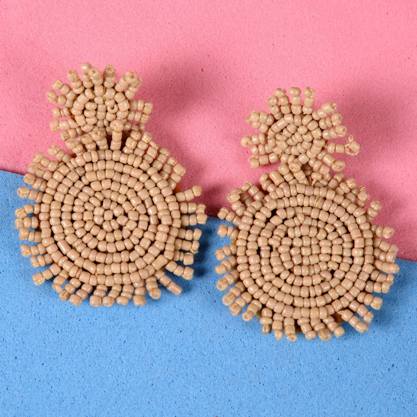 beads buddy- Beaded Dangler earrings