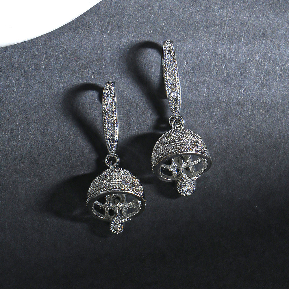 Vela- Stone studded dangler earrings