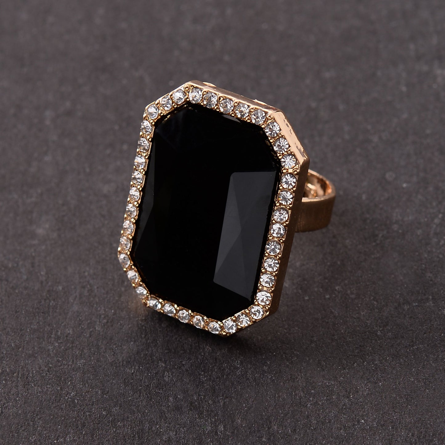 Auric Glow- Stone studded ring