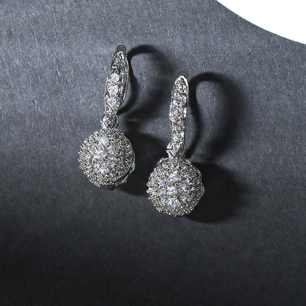 Auralis- Stone studded dangler earrings