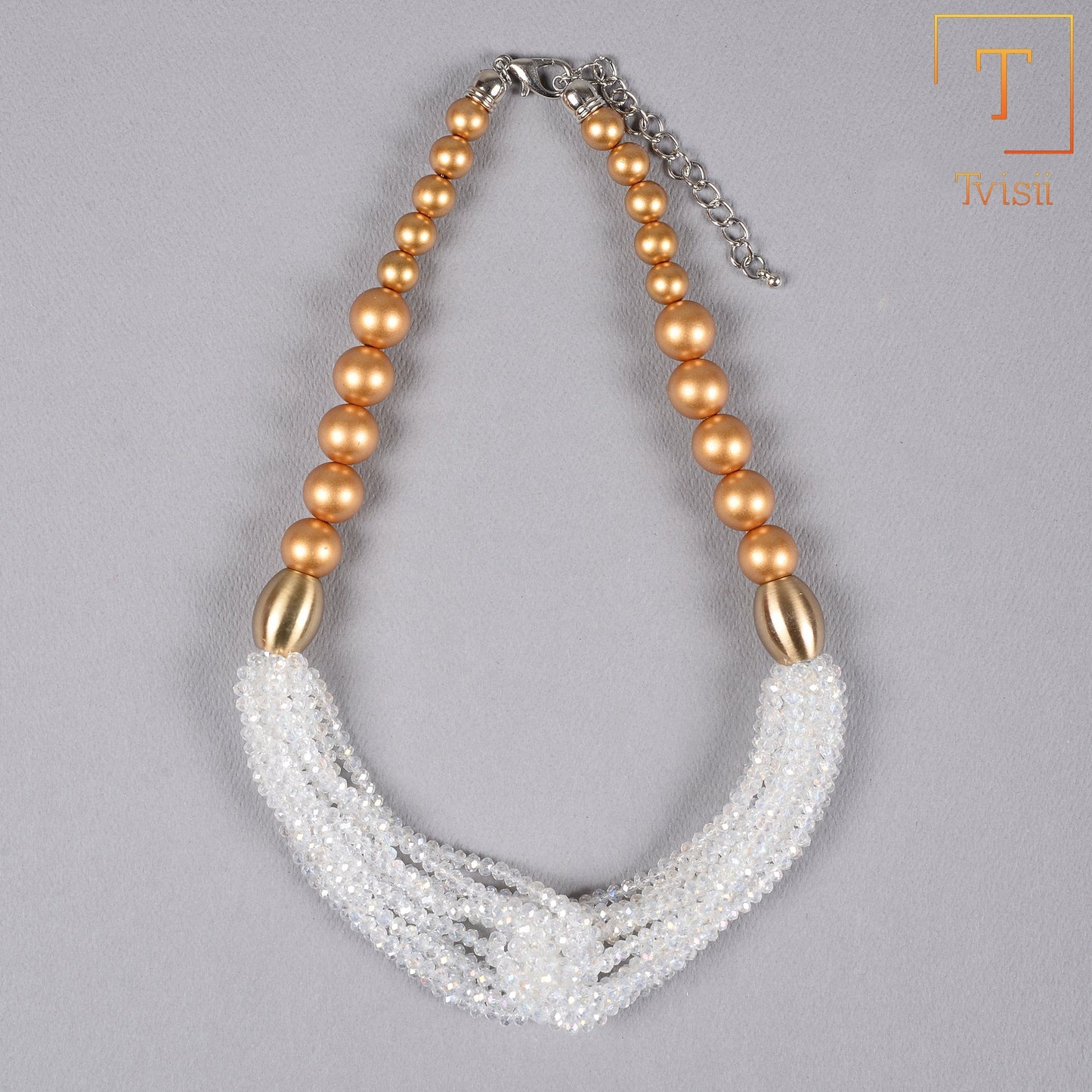 Colour Storm- Beaded Statement Neckpiece