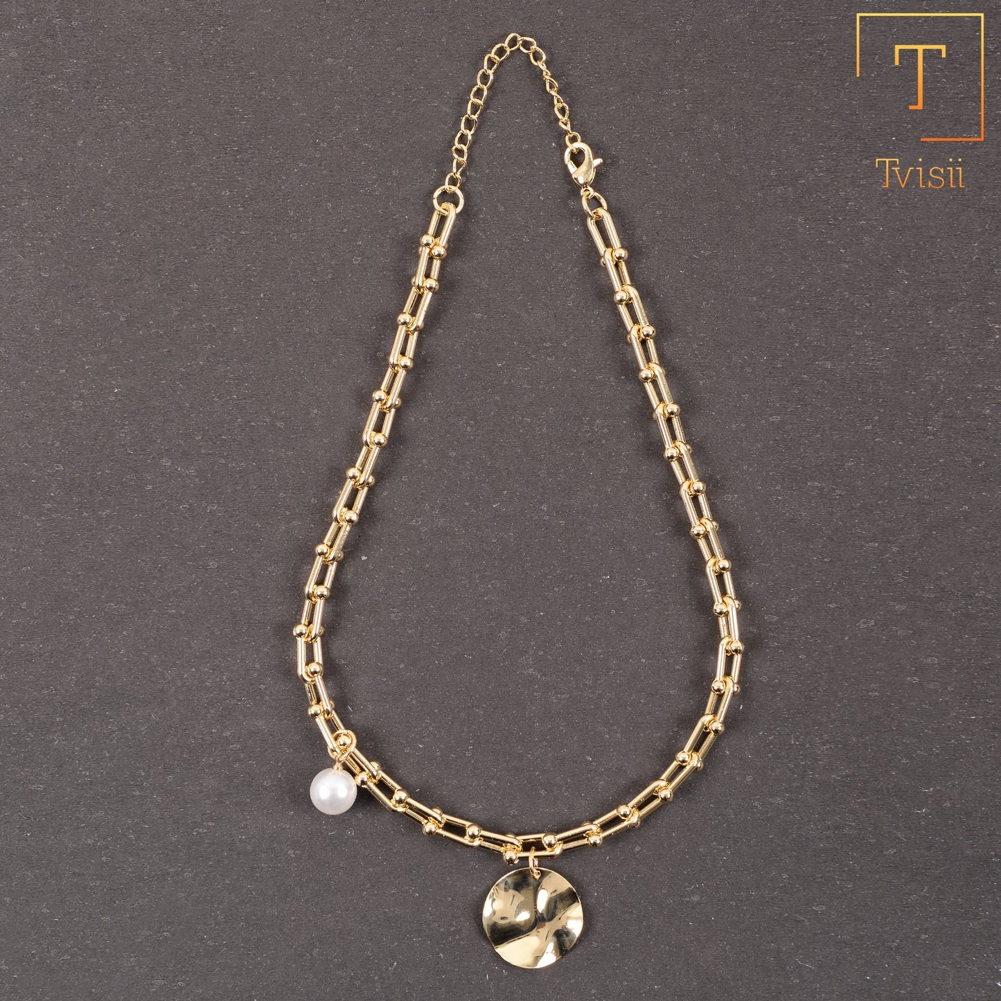 Sunkissed Layers- golden minimal layered necklace