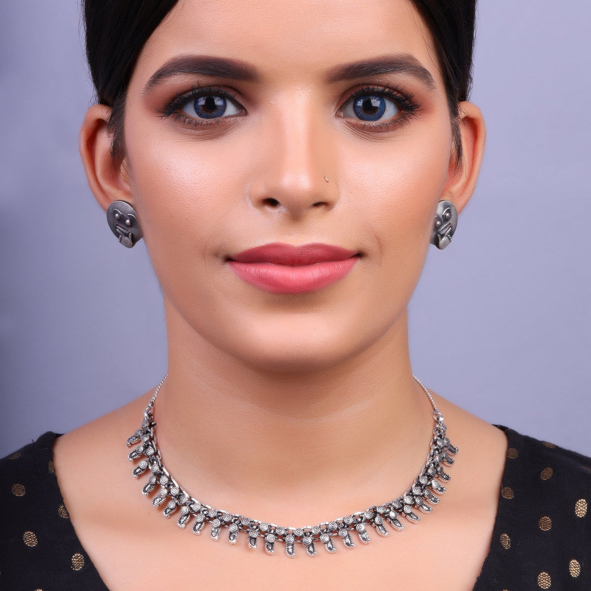Mangalhar- Oxidised Necklace