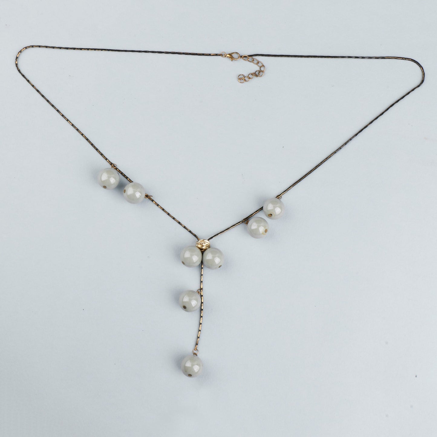 Golden Pop- Bead Studded Neckpiece
