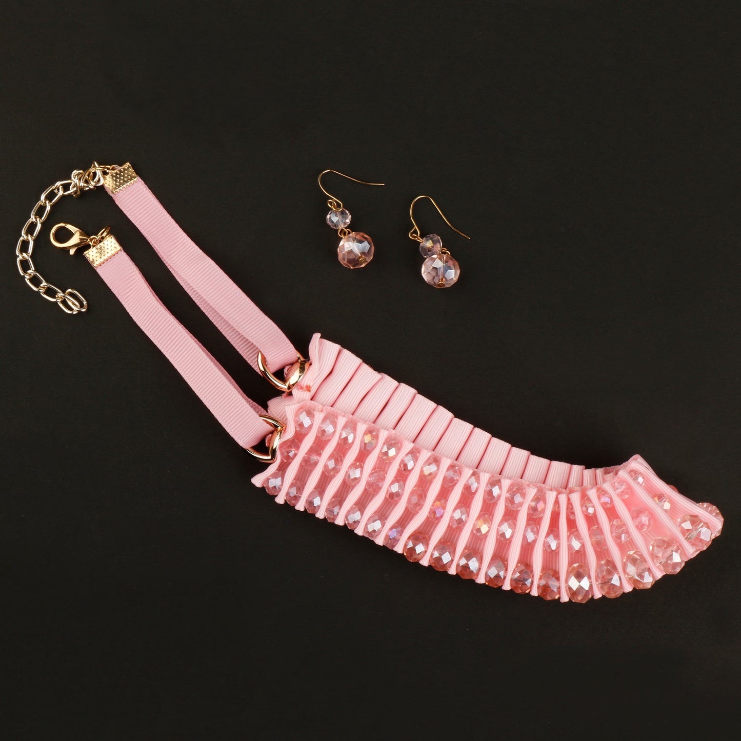 Divine Drape- Stone studded Statement Neckpiece