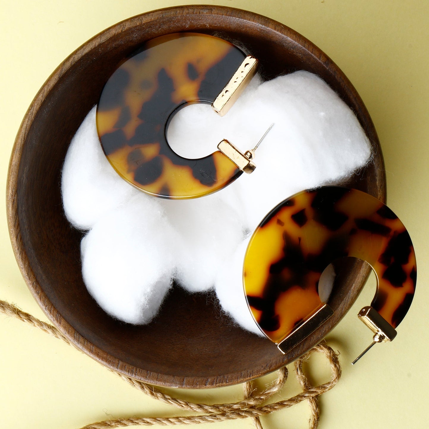 Velvet Light- Animal pronted hoop earrings