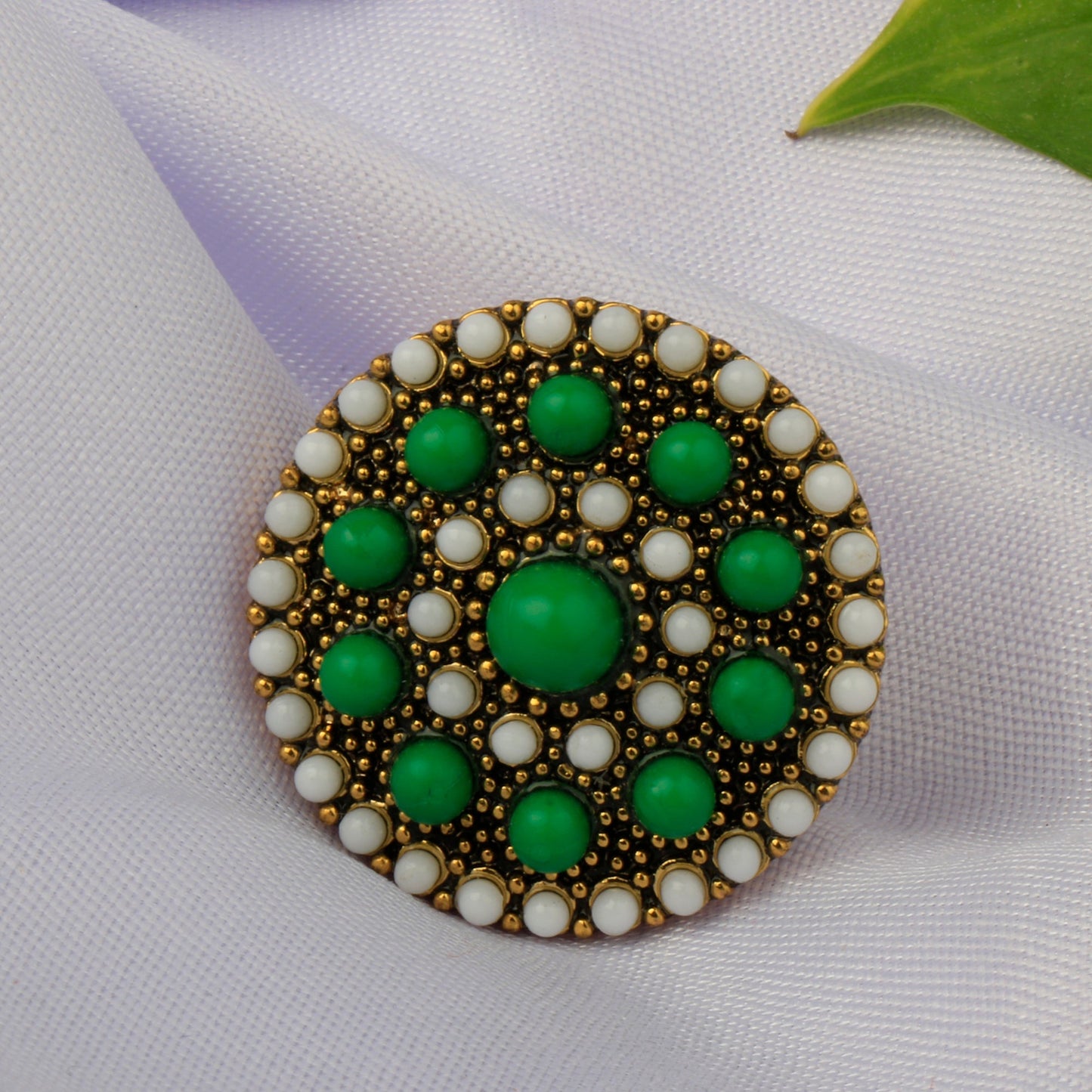Echo Form- Pearl studded ring