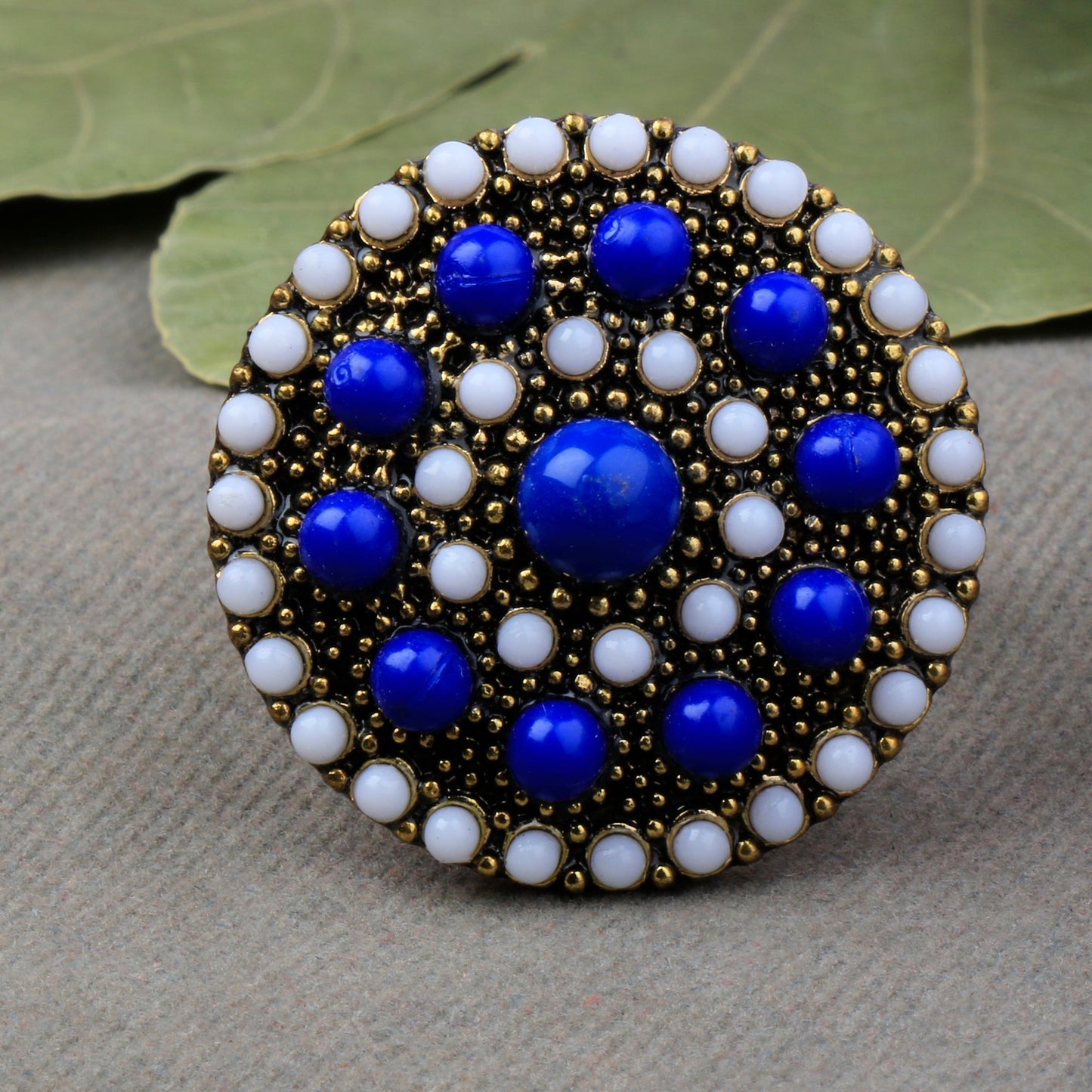 Echo Form- Pearl studded ring