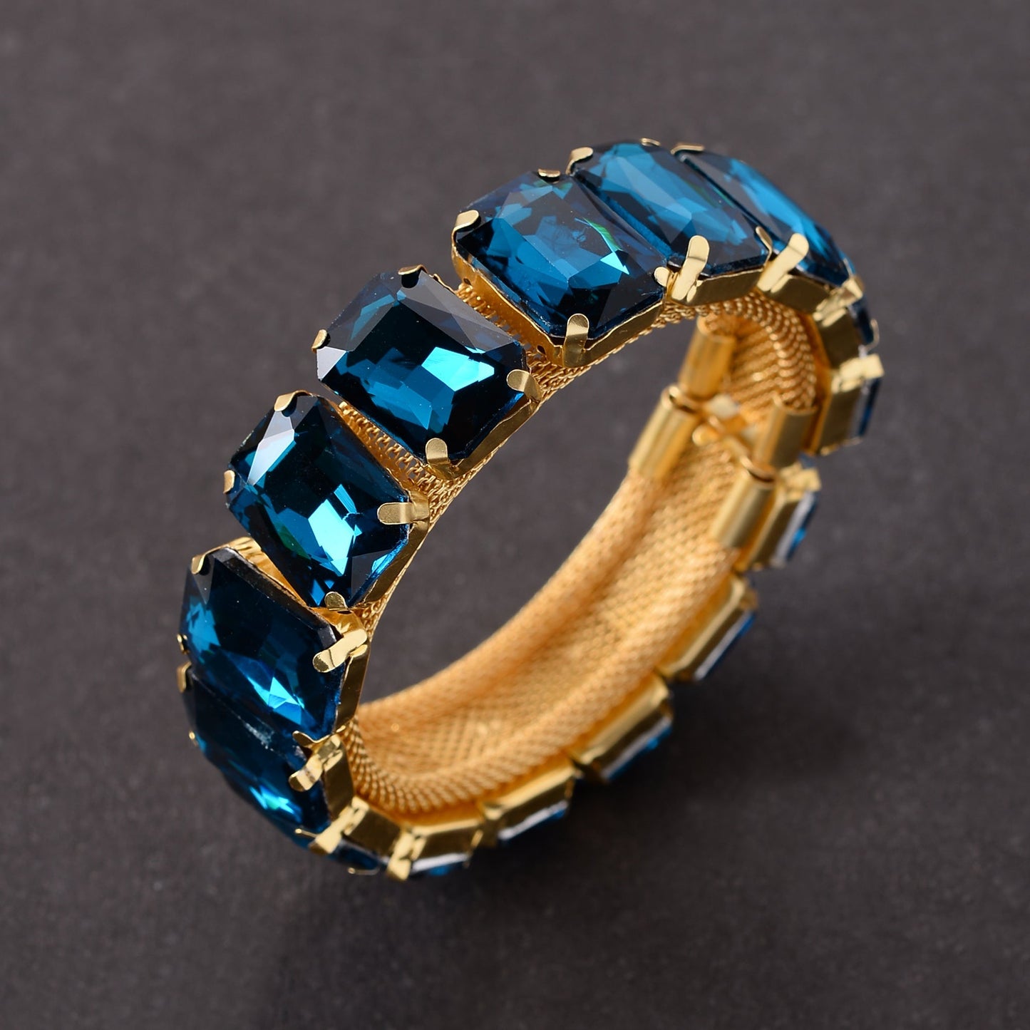 Glossy Glow- Stone studded Bracelet