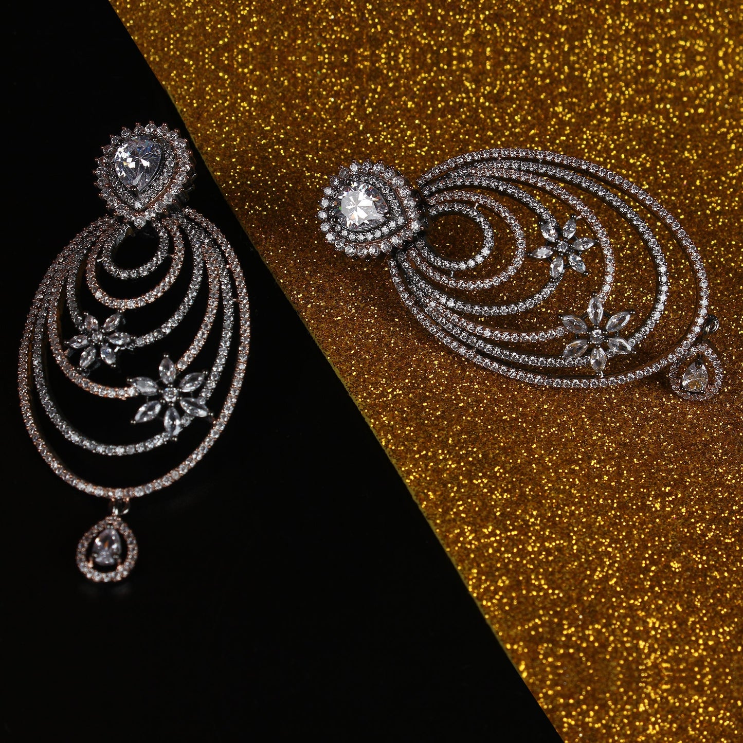 Multilayer Zirconia stone dangles