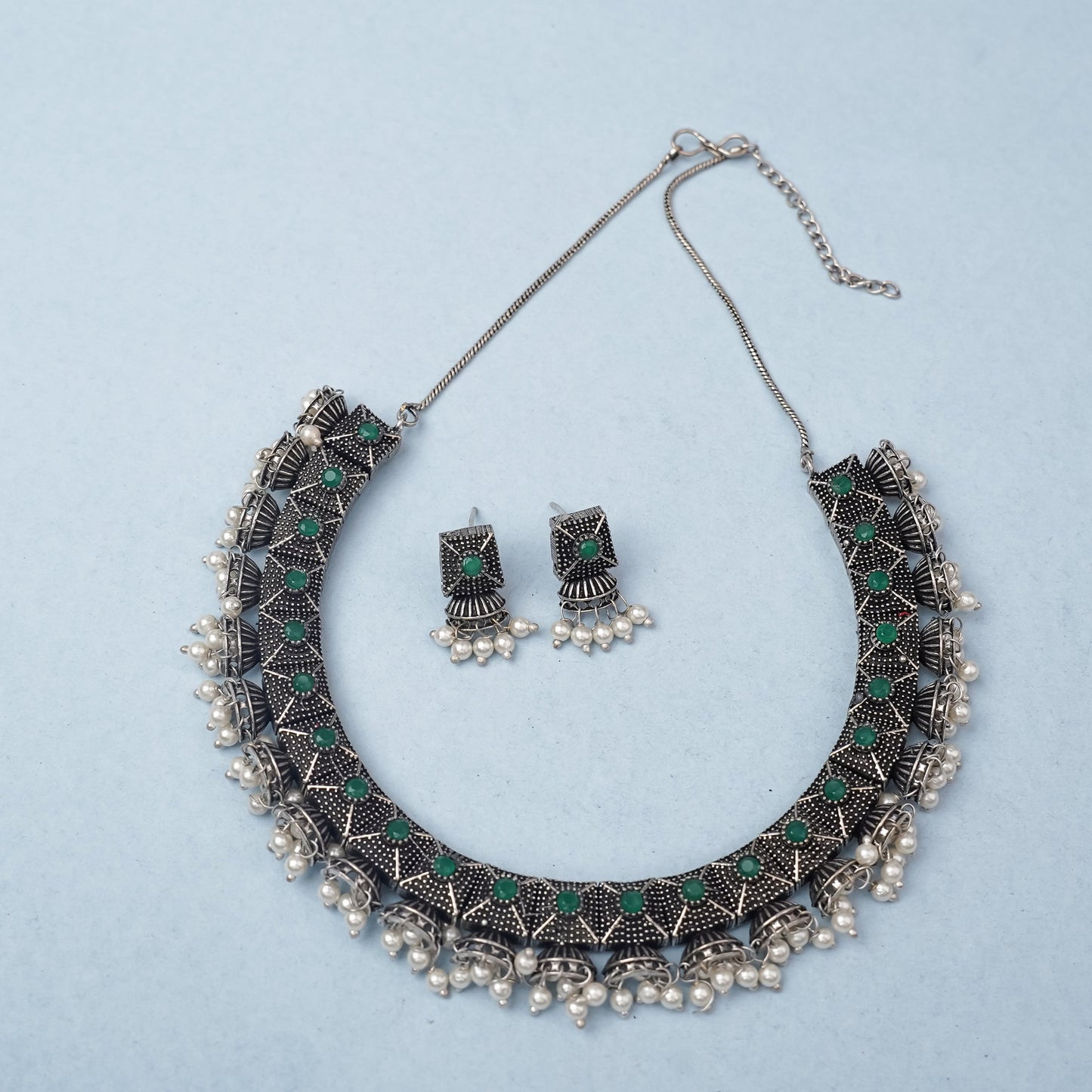 Kanakangi- Oxidised Necklace Set