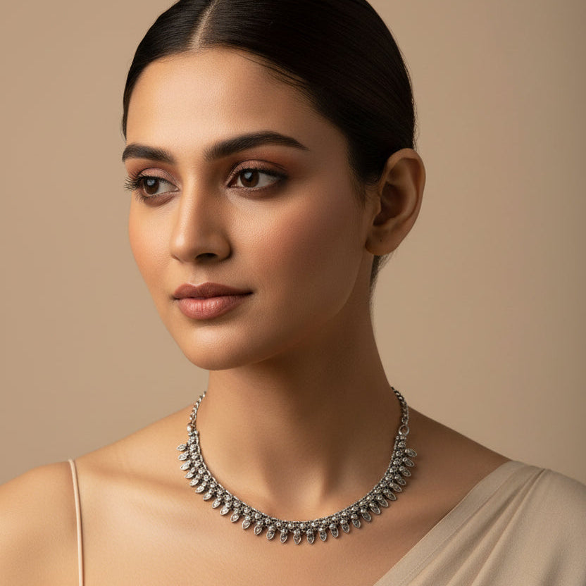 Oxidised Necklace