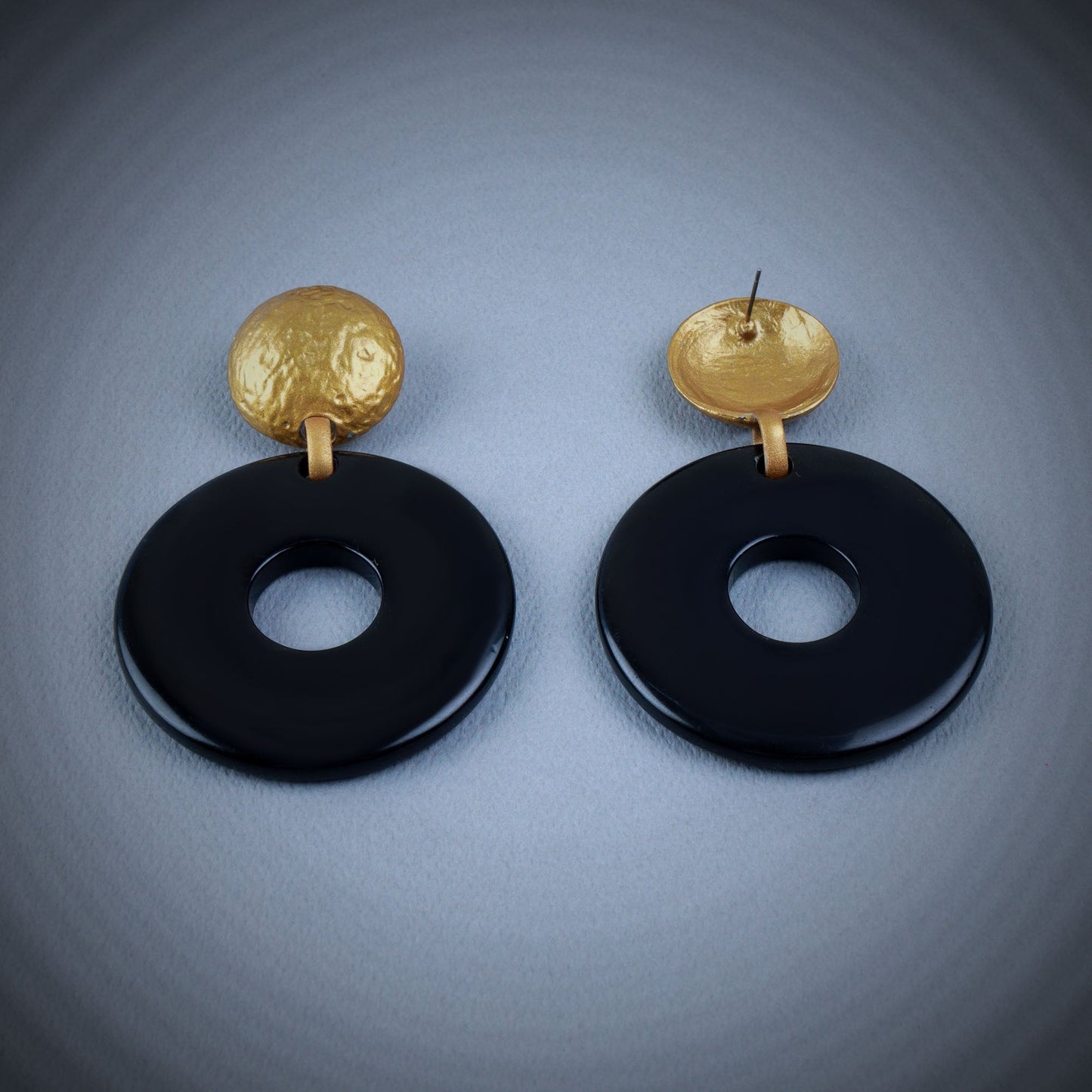Blush Line- Stylish hoop dangler earrings