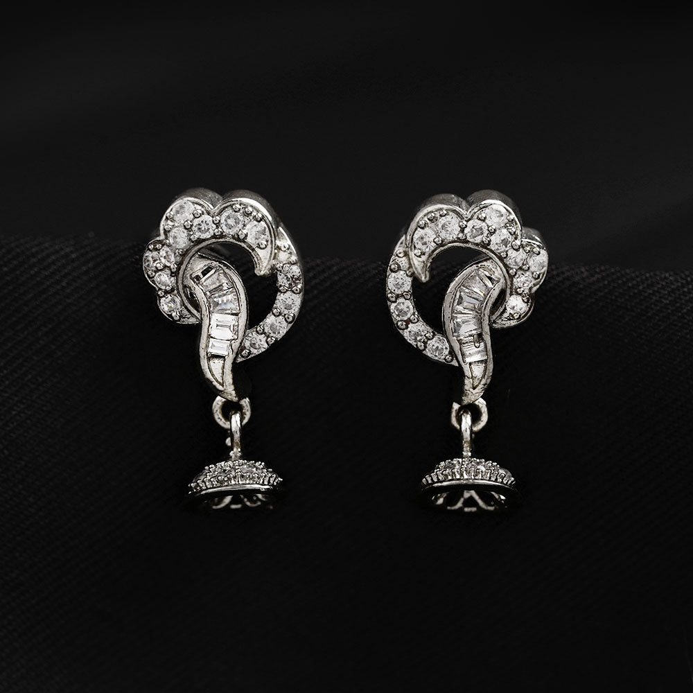 Starielle- Stone Studded Zirconia Dangler Earrings