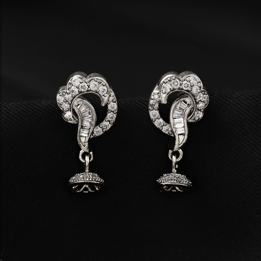 Starielle- Stone Studded Zirconia Dangler Earrings