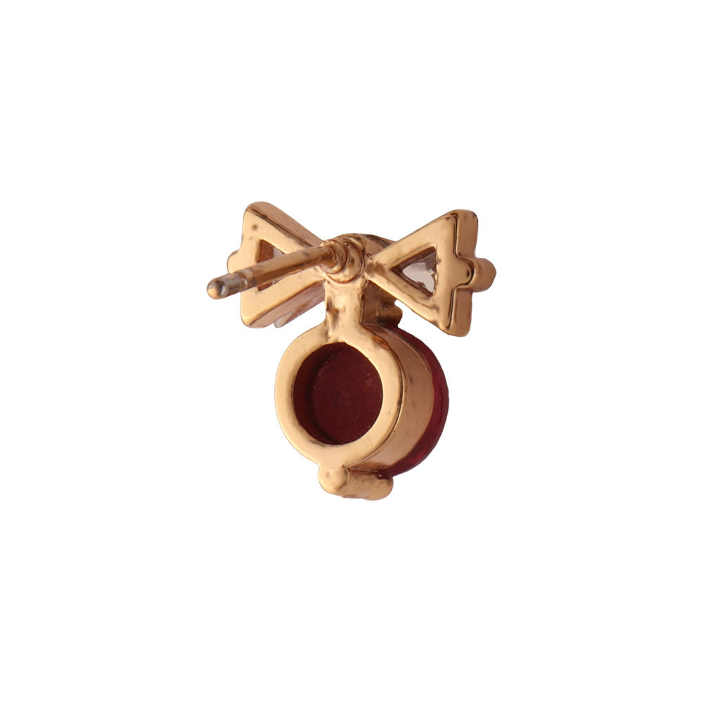 Selaria- Stone Studded Zirconia Stud Earrings