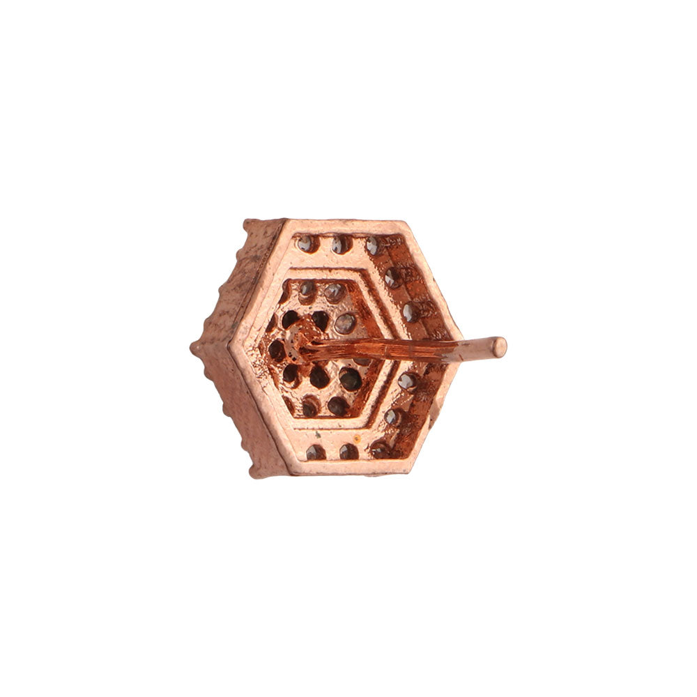Luniela- Stone Studded Zirconia Stud Earrings