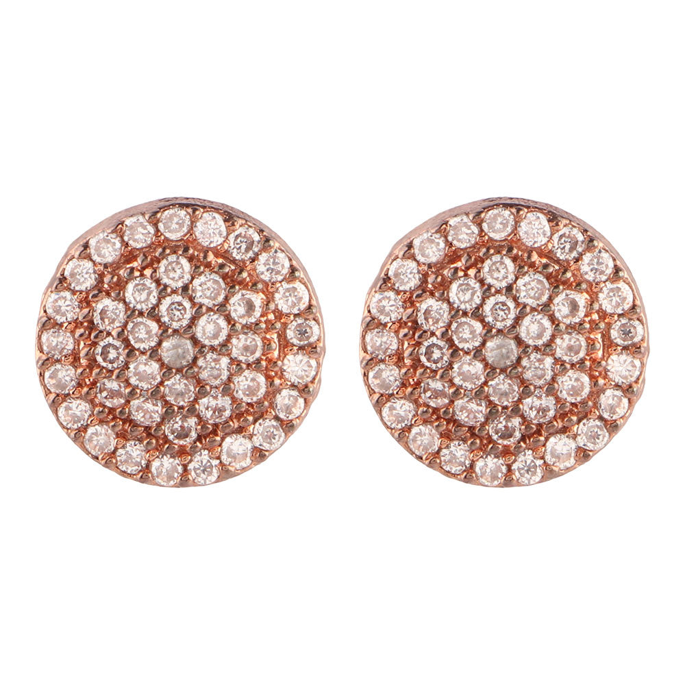Asterelle- Stone Studded Zirconia Stud Earrings