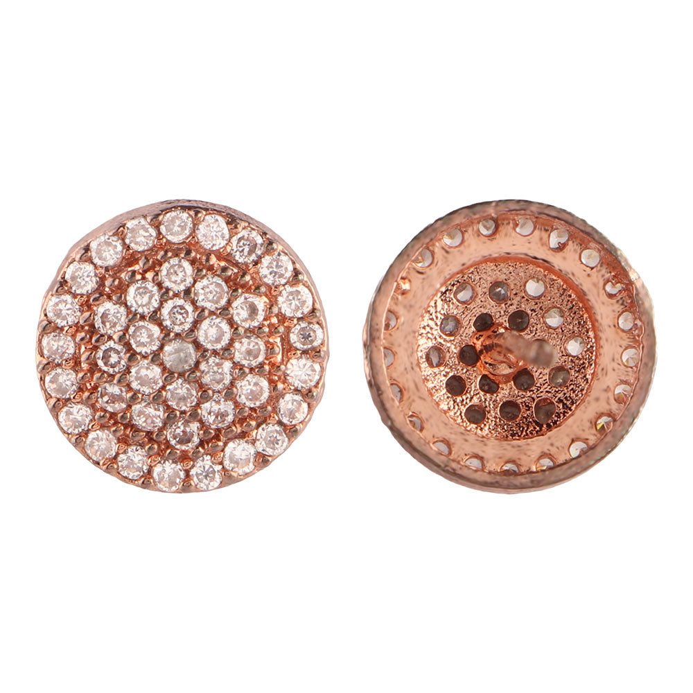 Asterelle- Stone Studded Zirconia Stud Earrings