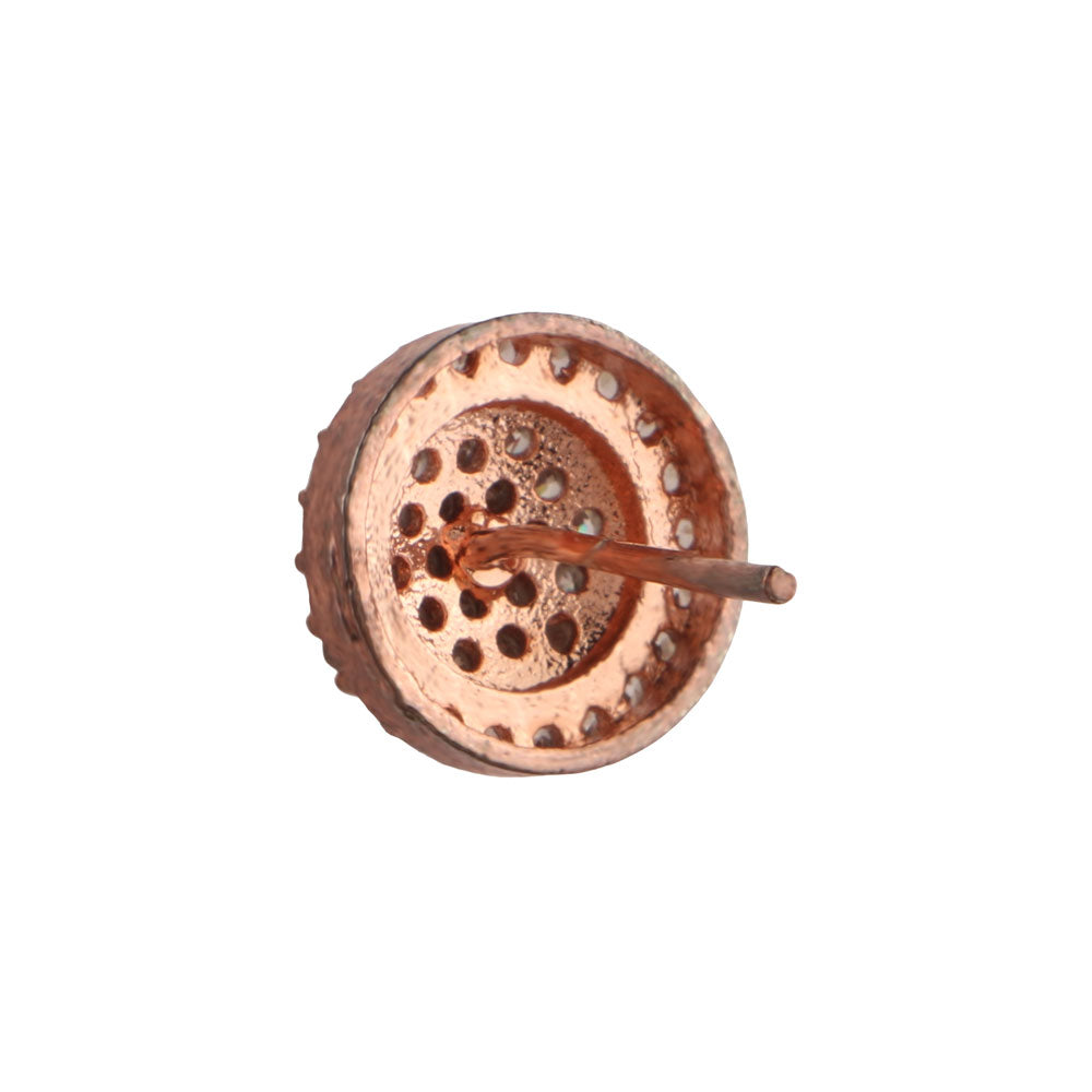 Asterelle- Stone Studded Zirconia Stud Earrings