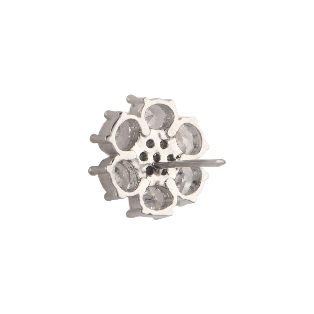 Luristelle- Stone Studded Zirconia Stud Earrings