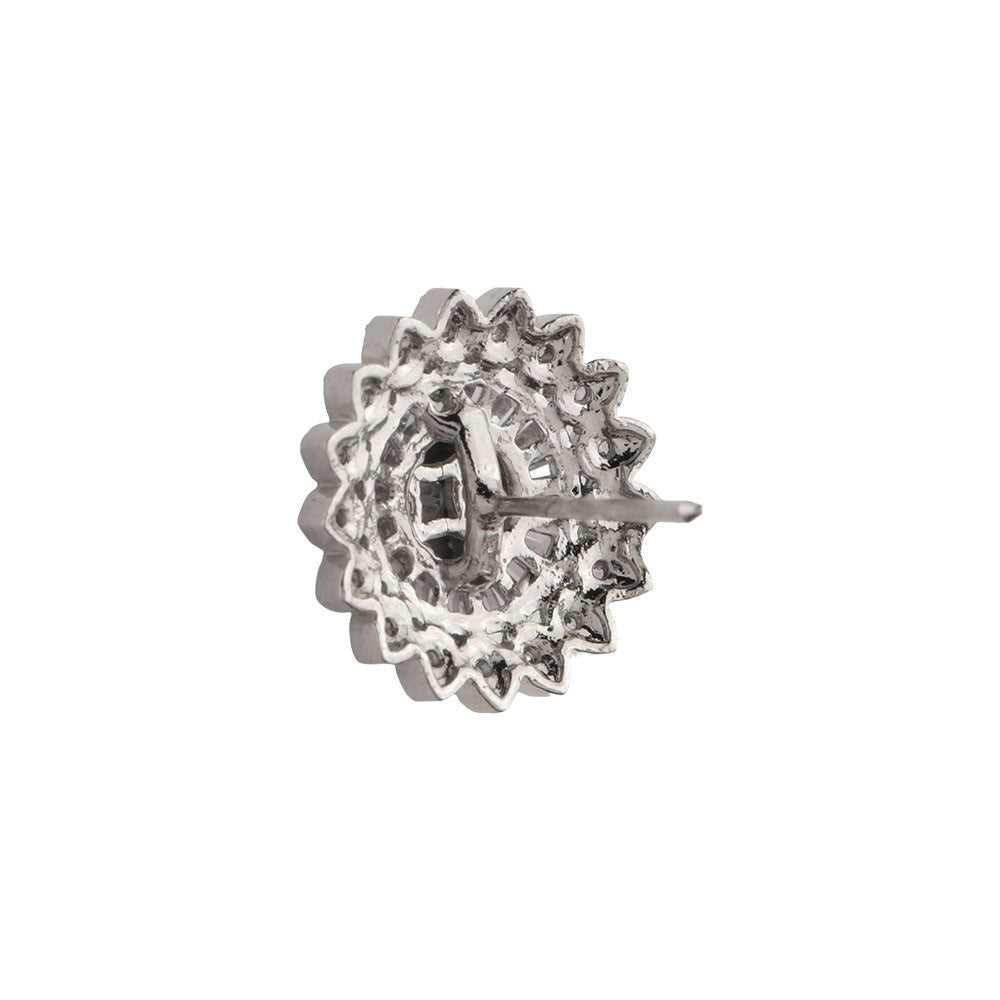 Stariva- Stone Studded Zirconia Stud Earrings