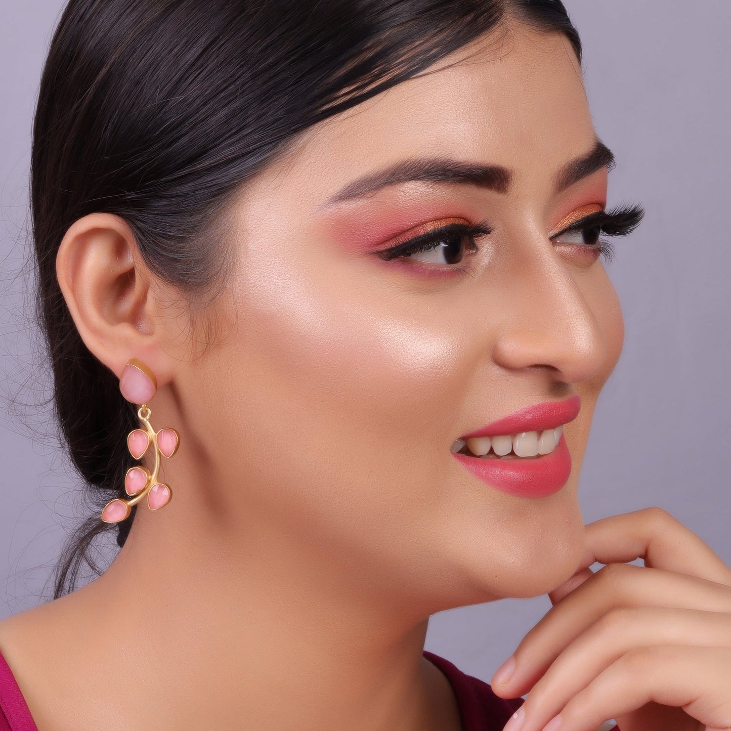 Ridhima- Stone Studded Stud Earrings