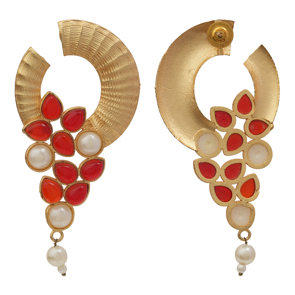 Shikha- Stone Studden Stud Earrings